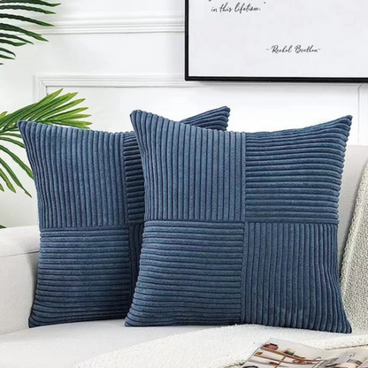 Corduroy Cushion Cover with Soft Ribbed Texture for a Cosy Home