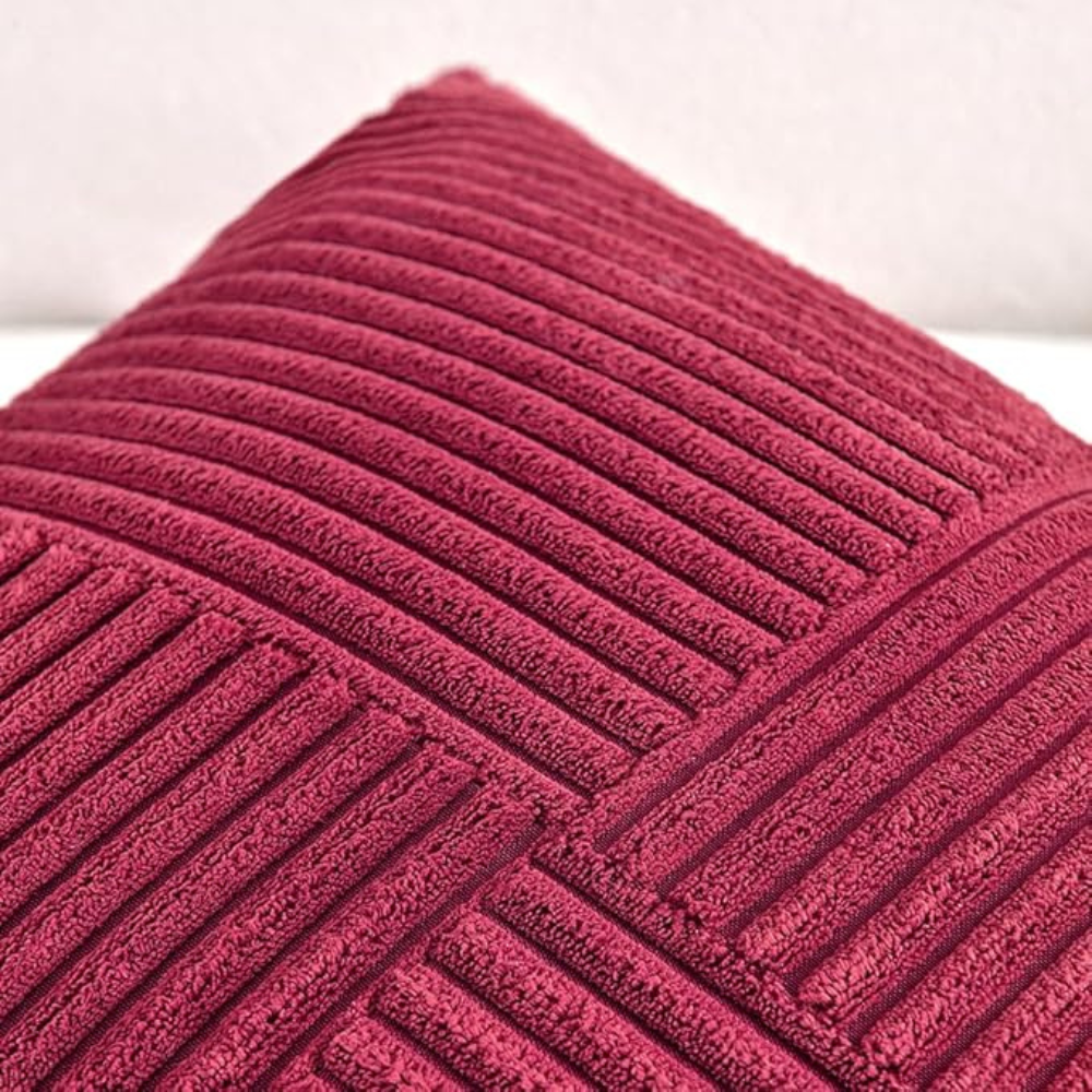 Corduroy Cushion Cover with Soft Ribbed Texture for a Cosy Home