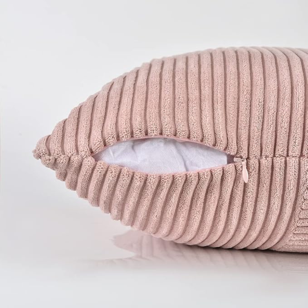 Corduroy Cushion Cover with Soft Ribbed Texture for a Cosy Home
