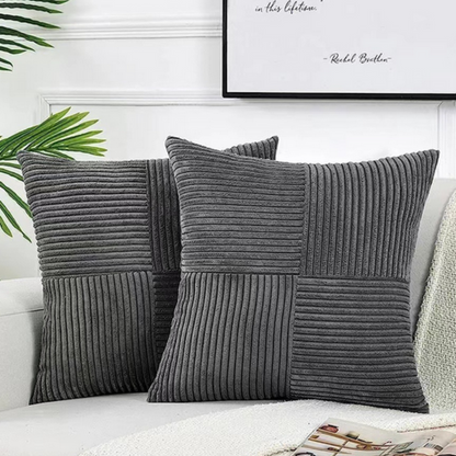 Corduroy Cushion Cover with Soft Ribbed Texture for a Cosy Home