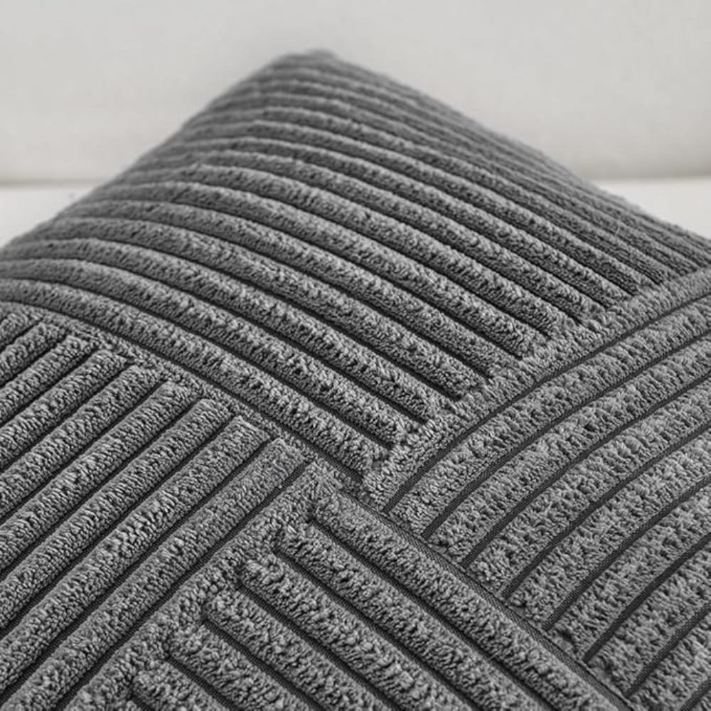 Corduroy Cushion Cover with Soft Ribbed Texture for a Cosy Home