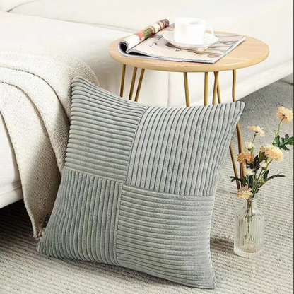 Corduroy Cushion Cover with Soft Ribbed Texture for a Cosy Home