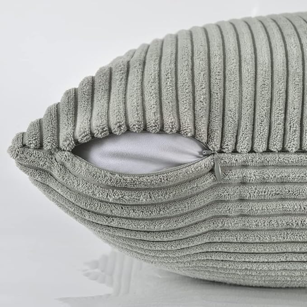 Corduroy Cushion Cover with Soft Ribbed Texture for a Cosy Home