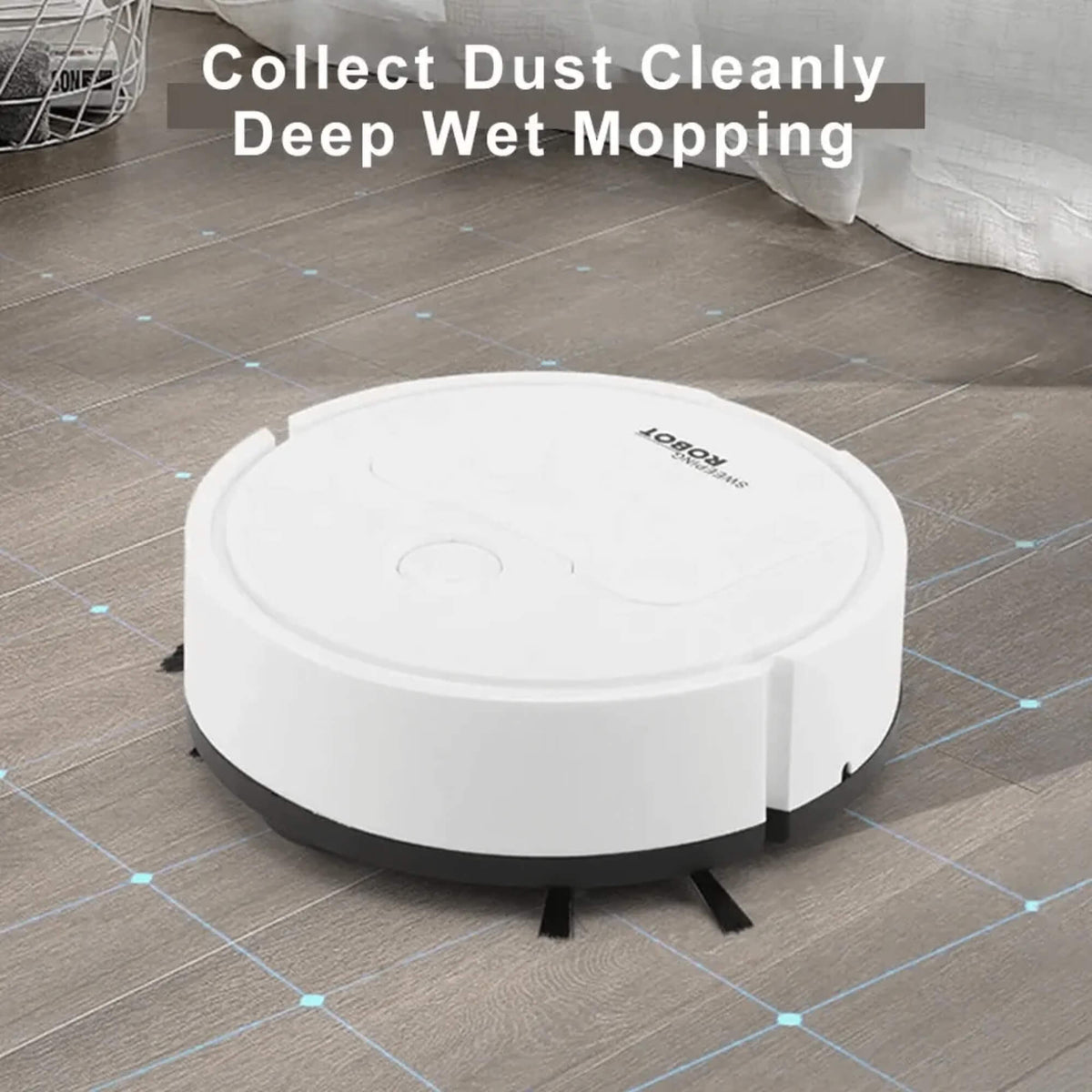 Cosmos Pro Robot Vacuum Cleaner with Mop Smart Self Charging Floor Cleaning Robot