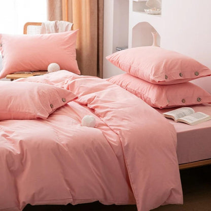 Cotton Pillowcase Set of 2 – 100% Organic Cotton Breathable Covers for Everyday Bedding