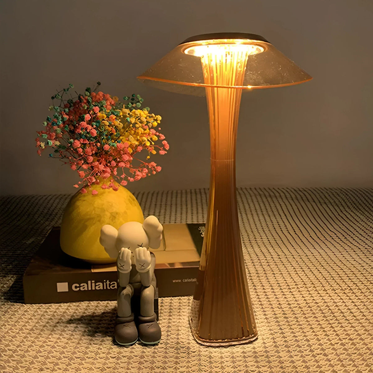 Crystal LED Touch Table Lamp with Warm White Light