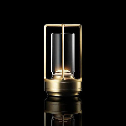 Crystal Table Lamp – Dimmable LED Light with Rechargeable Battery and Touch Control