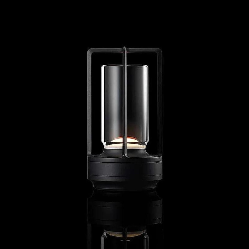 Crystal Table Lamp – Dimmable LED Light with Rechargeable Battery and Touch Control