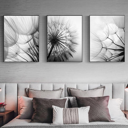 Dandelion Canvas Wall Art for a Calm and Elegant Interior