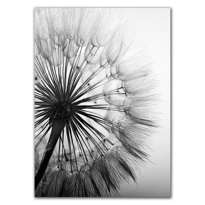 Dandelion Canvas Wall Art for a Calm and Elegant Interior