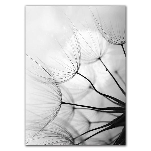 Dandelion Canvas Wall Art for a Calm and Elegant Interior