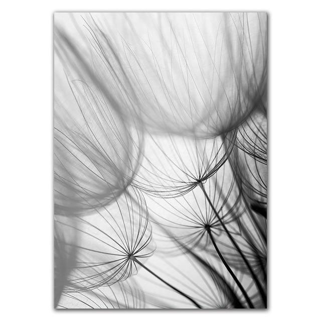 Dandelion Canvas Wall Art for a Calm and Elegant Interior