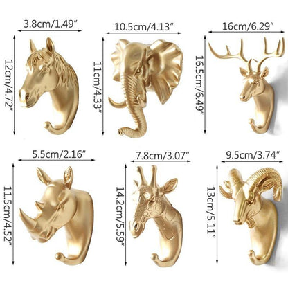 Decorative Animal Wall Hooks for Stylish and Practical Organisation