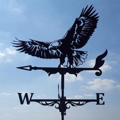 Decorative Stainless Steel Garden Weather Vane with Unique Outdoor Designs