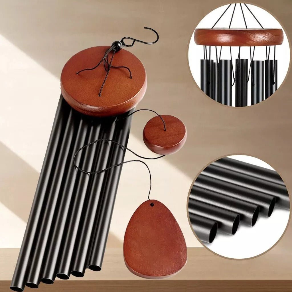 Deep Tone Aluminium Wind Chimes with Anodised Finish for Indoor and Outdoor Use