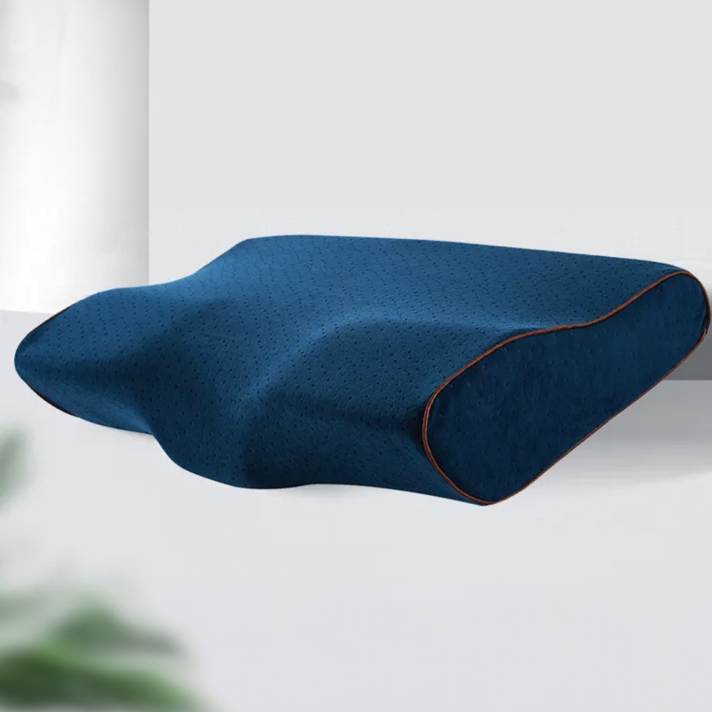 Deluxe Hybrid Pillow with Ergonomic Neck Support for Side and Back Sleepers