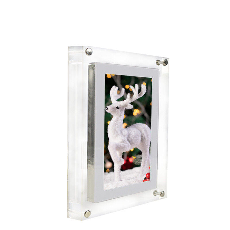 Digital Acrylic Photo Frame with Video Playback and USB-C