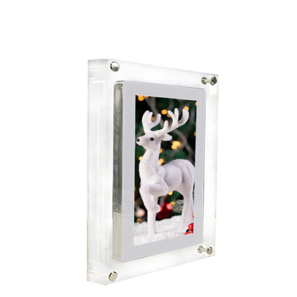 Digital Acrylic Photo Frame with Video Playback and USB-C
