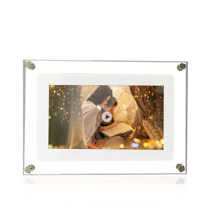 Digital Acrylic Photo Frame with Video Playback and USB-C