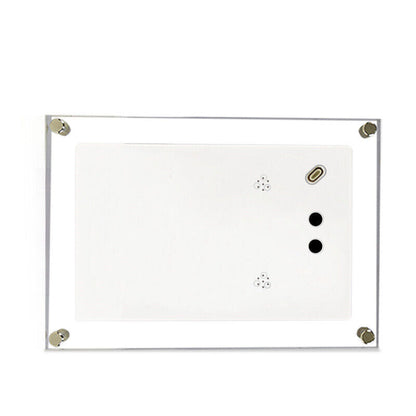 Digital Acrylic Photo Frame with Video Playback and USB-C