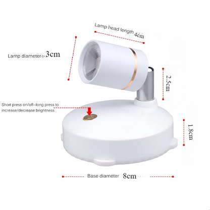 Dimmable Cordless LED Spotlights for Accent Lighting