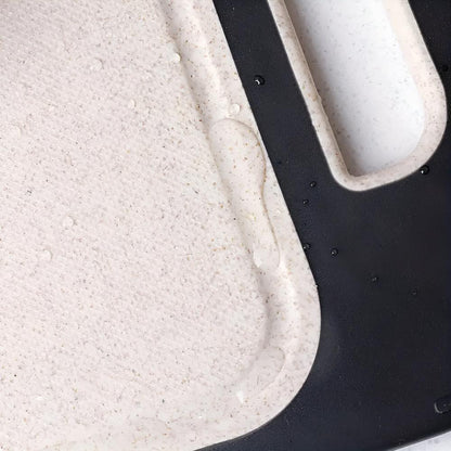 Double-Sided Stainless Steel Cutting Board – 304 Steel and Rice Fibre Composite with Garlic Grater