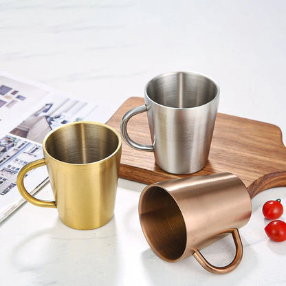 Double-Wall Stainless Steel Mug for Hot and Cold Drinks