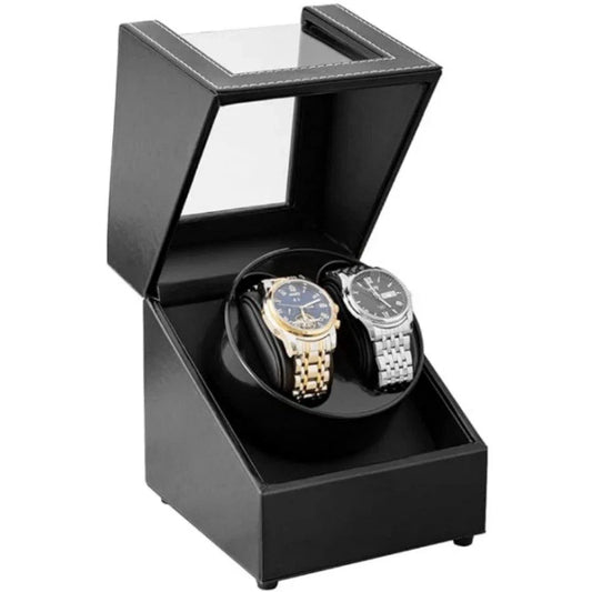 Werlona – Double Automatic Watch Winder with PU Leather Display Case