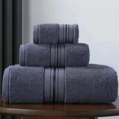 Egyptian Cotton Towel Set with Soft Absorbent Fabric and Refined Design