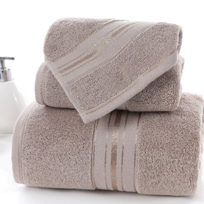 Egyptian Cotton Towel Set with Soft Absorbent Fabric and Refined Design