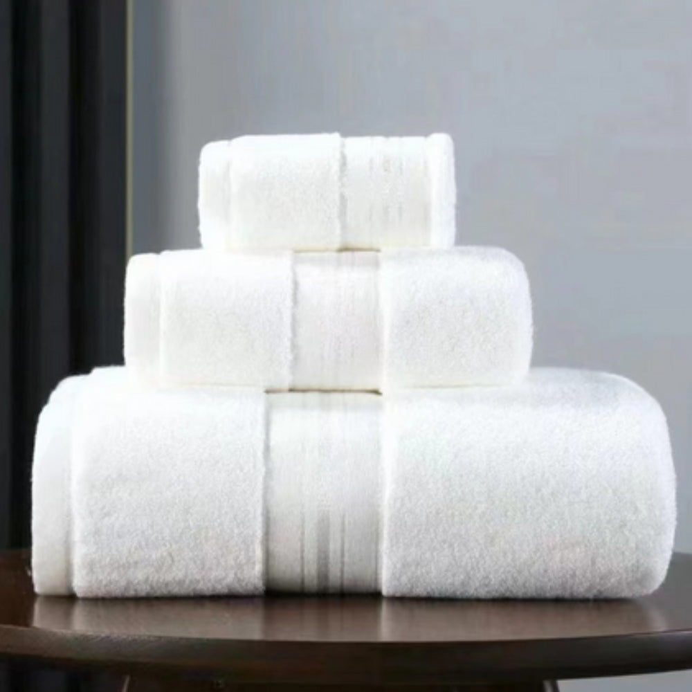Egyptian Cotton Towel Set with Soft, Absorbent and Quick-Drying Design