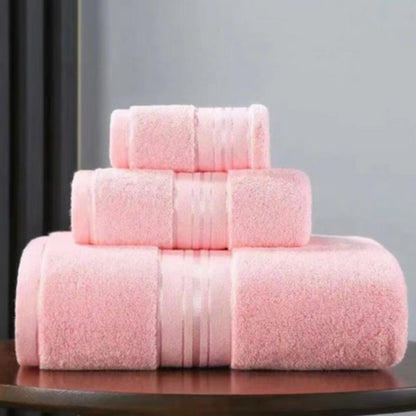 Egyptian Cotton Towel Set with Soft, Absorbent and Quick-Drying Design
