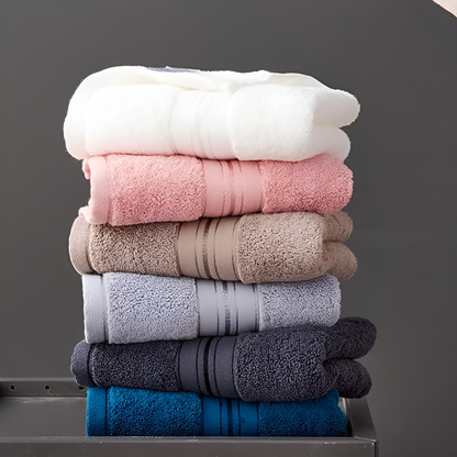 Egyptian Cotton Towel Set with Soft, Absorbent and Quick-Drying Design