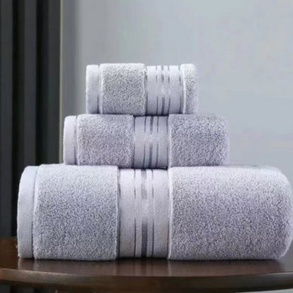 Egyptian Cotton Towel Set with Soft, Absorbent and Quick-Drying Design