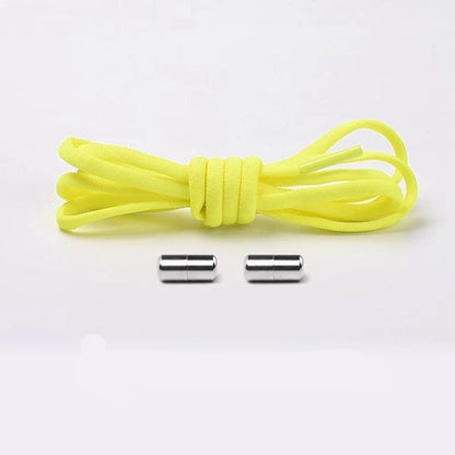 Elastic No-Tie Shoelaces with Locking Mechanism for Kids and Adults