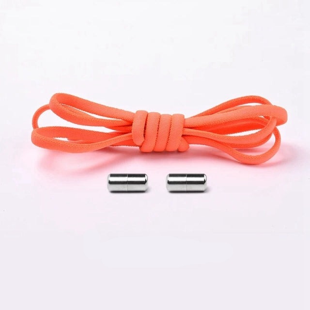 Elastic No-Tie Shoelaces with Locking Mechanism for Kids and Adults