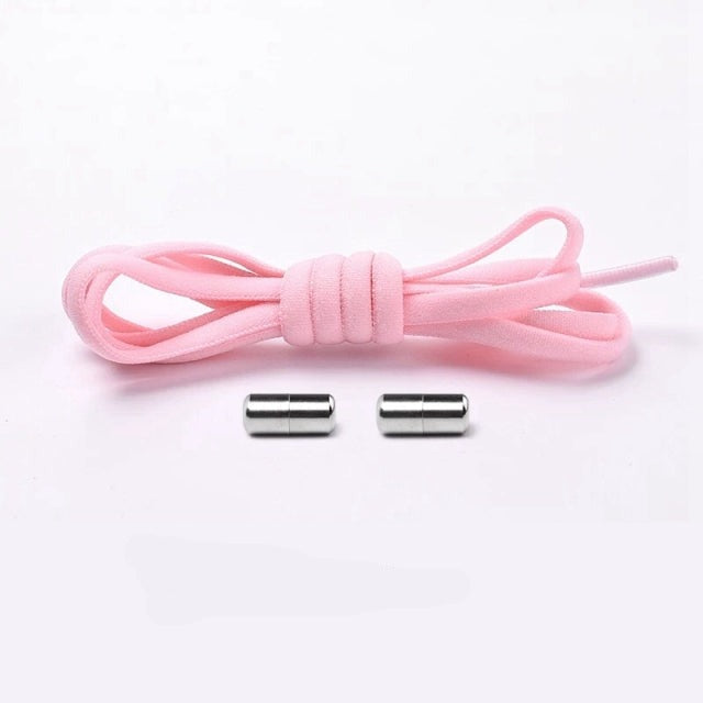 Elastic No-Tie Shoelaces with Locking Mechanism for Kids and Adults