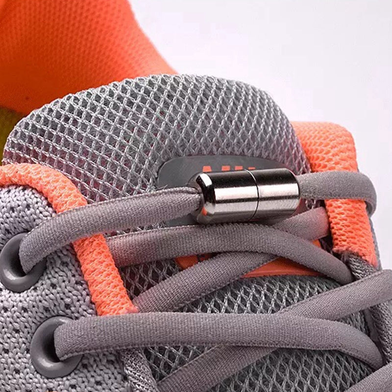 Elastic No-Tie Shoelaces with Locking Mechanism for Kids and Adults
