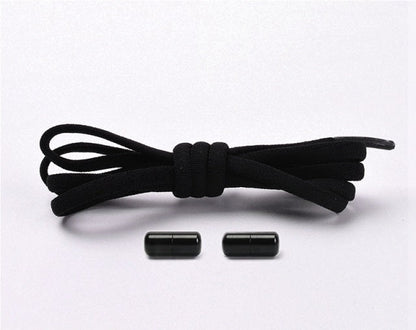 Elastic No-Tie Shoelaces with Locking Mechanism for Kids and Adults