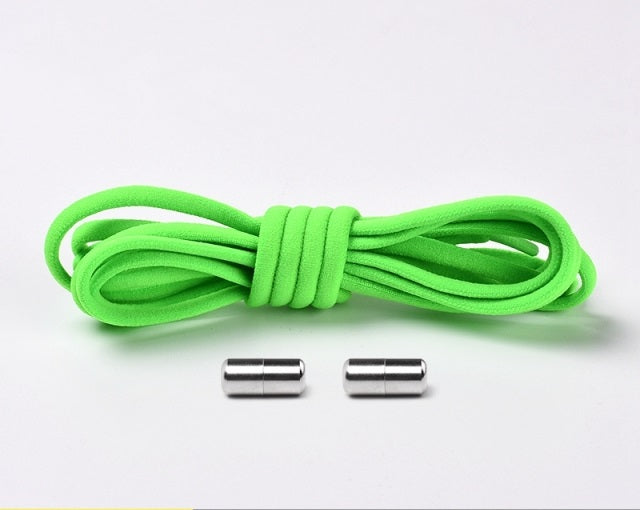 Elastic No-Tie Shoelaces with Locking Mechanism for Kids and Adults