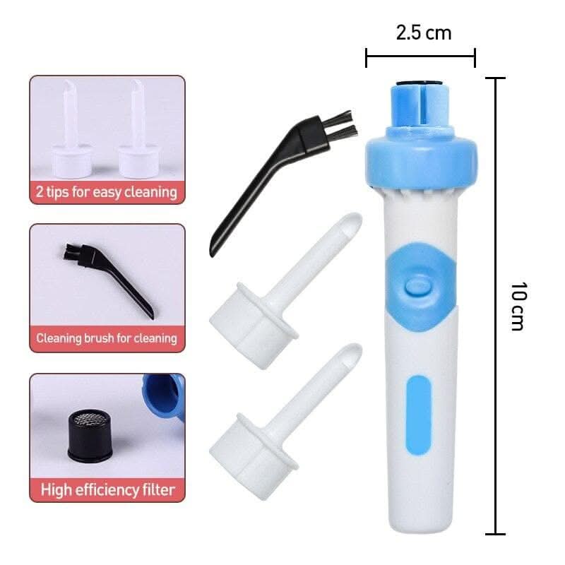 Electric Ear Cleaner with Gentle Suction and Silicone Tip