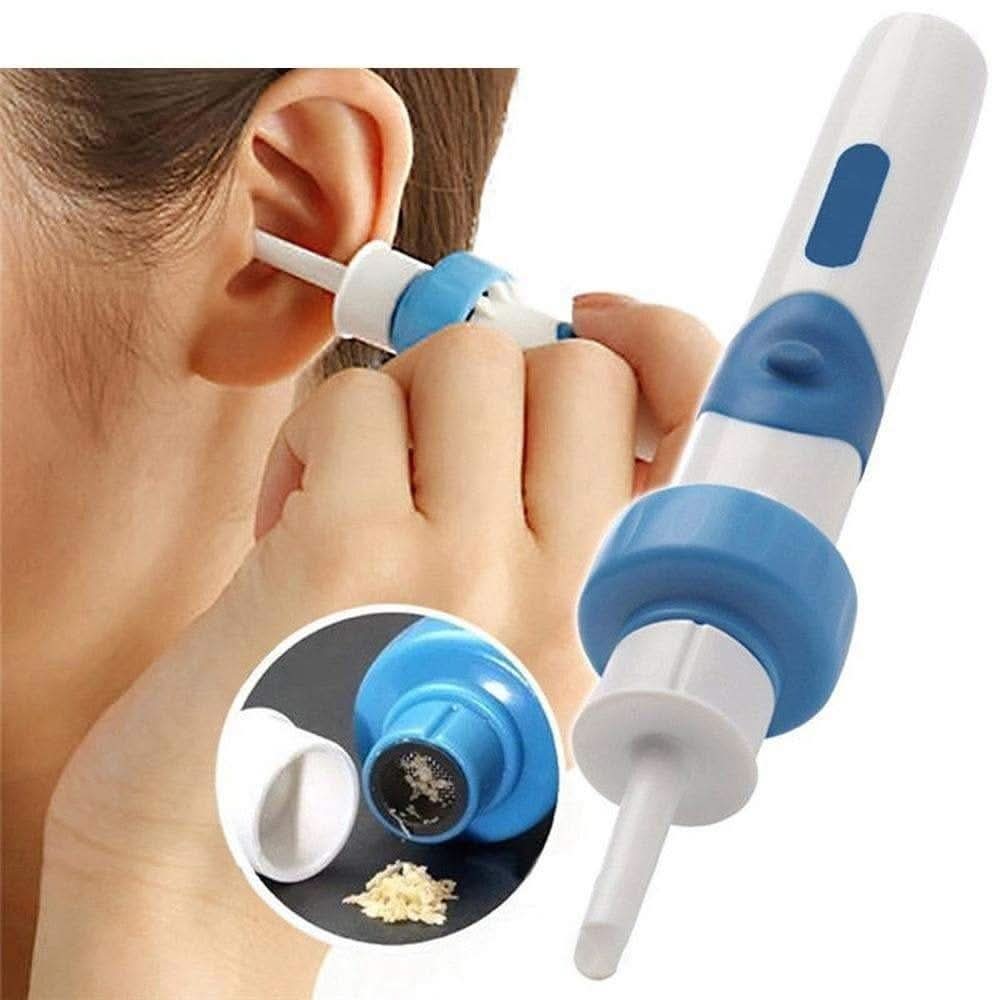 Electric Ear Cleaner with Gentle Suction and Silicone Tip