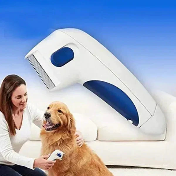 Electric Flea and Tick Remover Comb – Chemical-Free Pet Grooming Tool