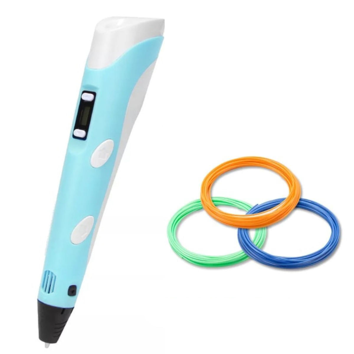 Ergonomic 3D Printing Pen with Adjustable Speed for Creative Projects