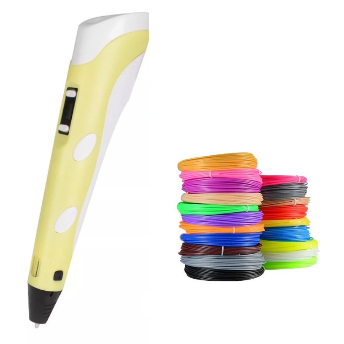 Ergonomic 3D Printing Pen with Adjustable Speed for Creative Projects
