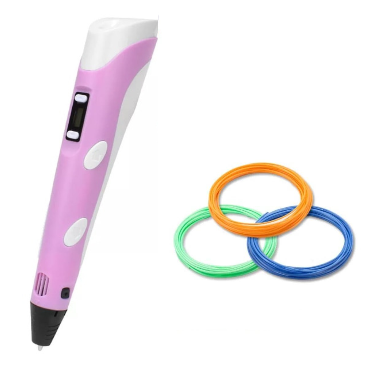 Ergonomic 3D Printing Pen with Adjustable Speed for Creative Projects