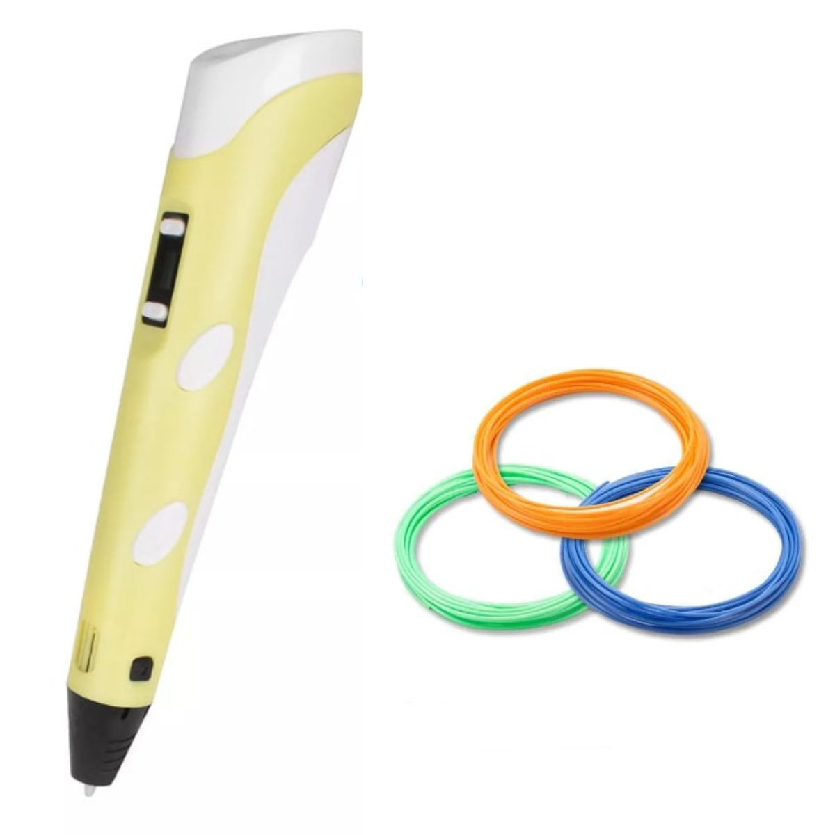 Ergonomic 3D Printing Pen with Adjustable Speed for Creative Projects