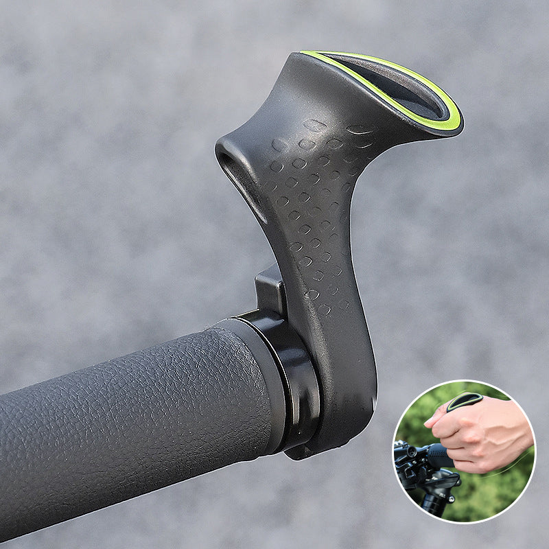 Ergonomic Bicycle Grips 1 Pair with Non-Slip O-Shape Design
