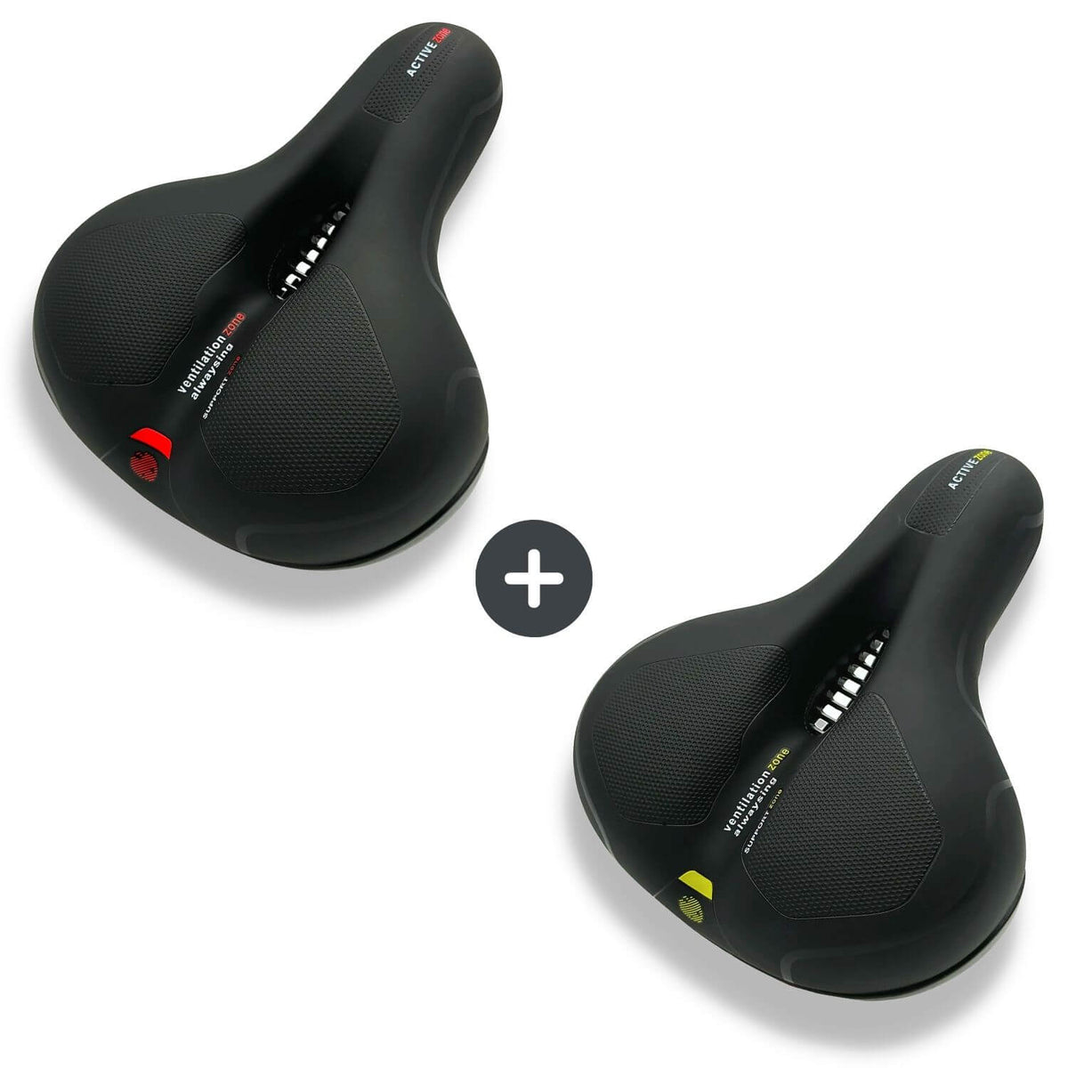 Ergonomic Bicycle Seat with Memory Foam and Vibration-Dampening Gel