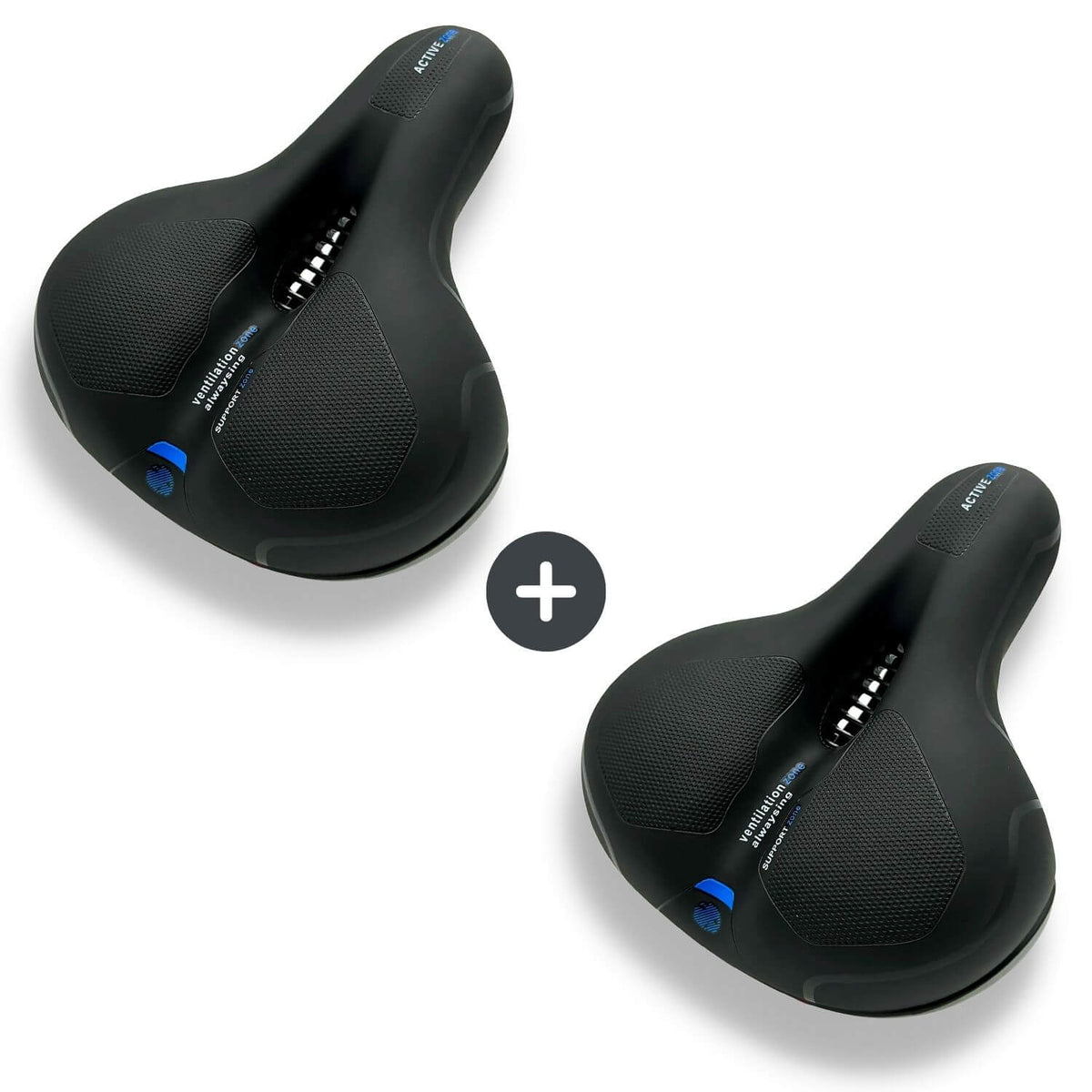 Ergonomic Bicycle Seat with Memory Foam and Vibration-Dampening Gel